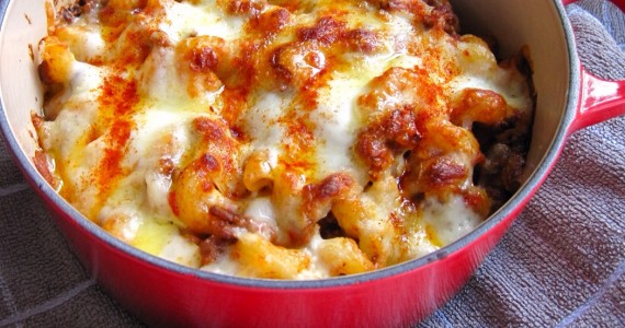 Spicy Chorizo Pasta Bake
