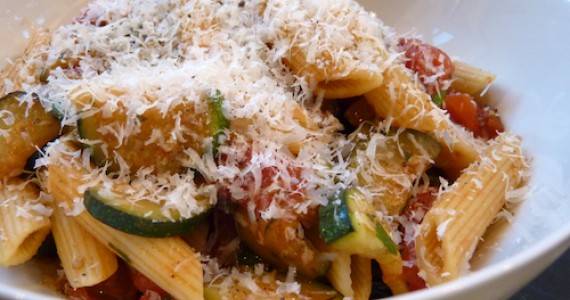 Tomato & Zucchini Pasta